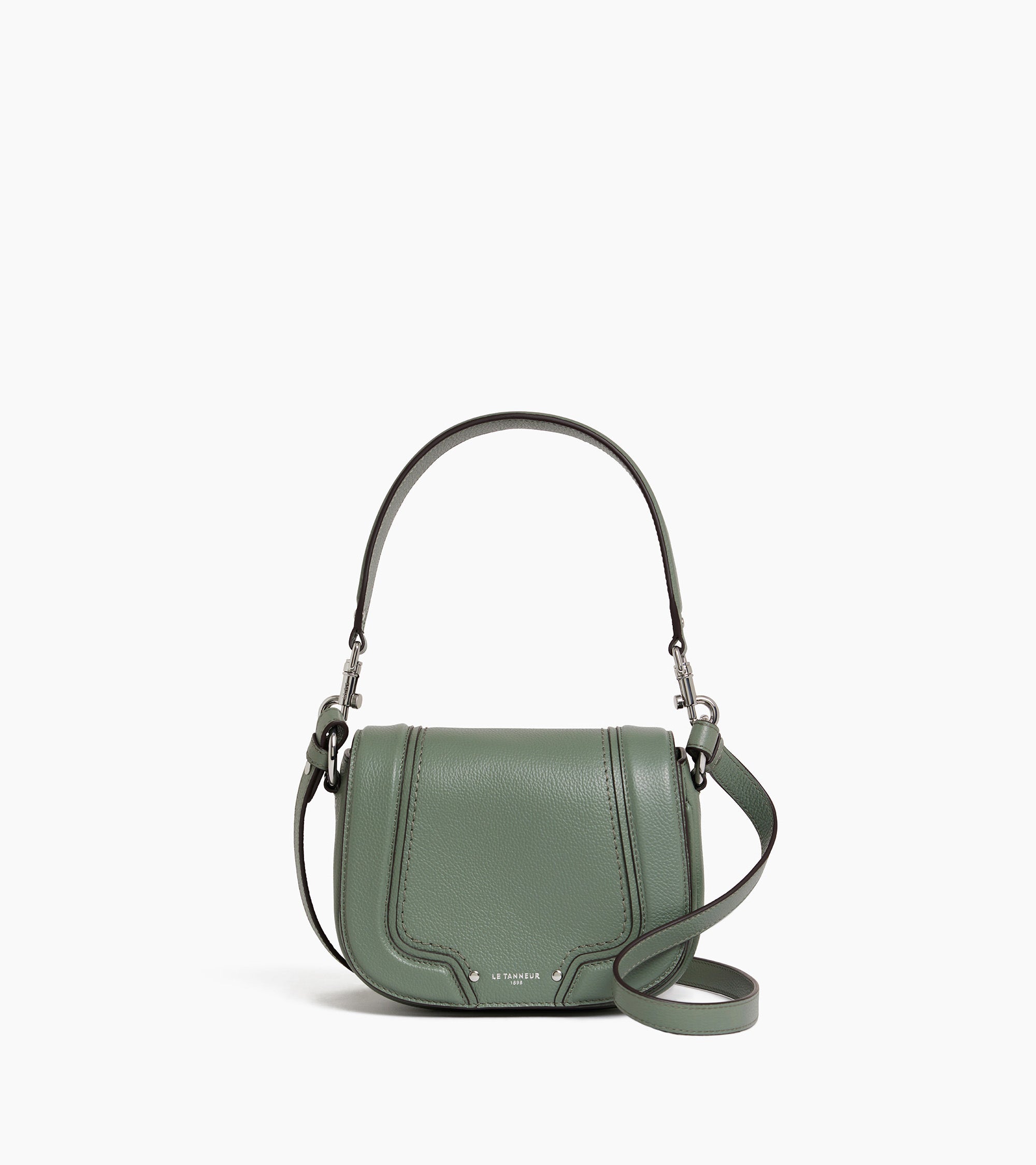 Ella small crossbody bag in grained leather