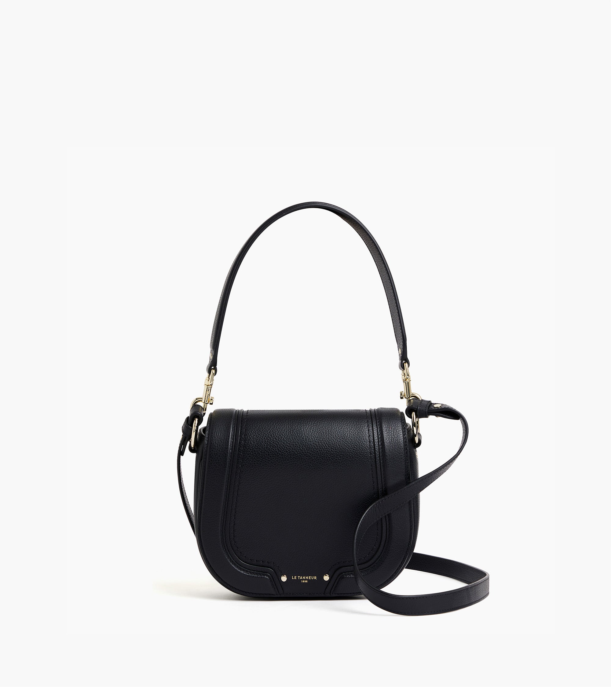 Ella medium crossbody bag in grained leather