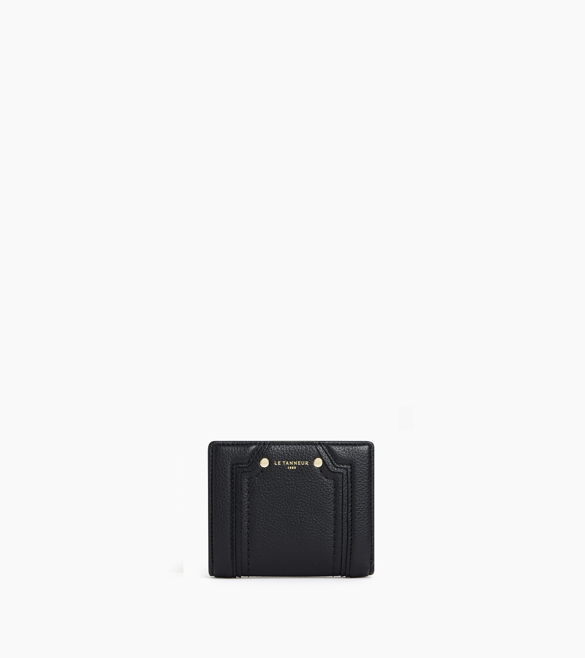 Ella small wallet in grained leather