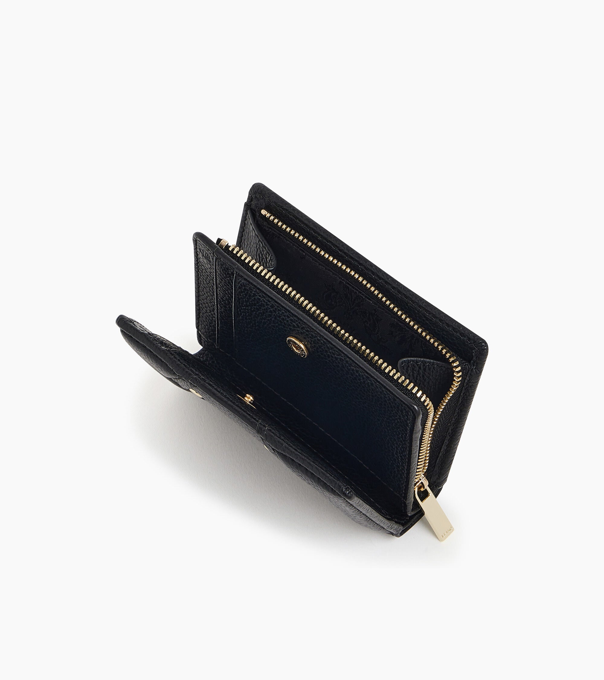 Ella small wallet in grained leather