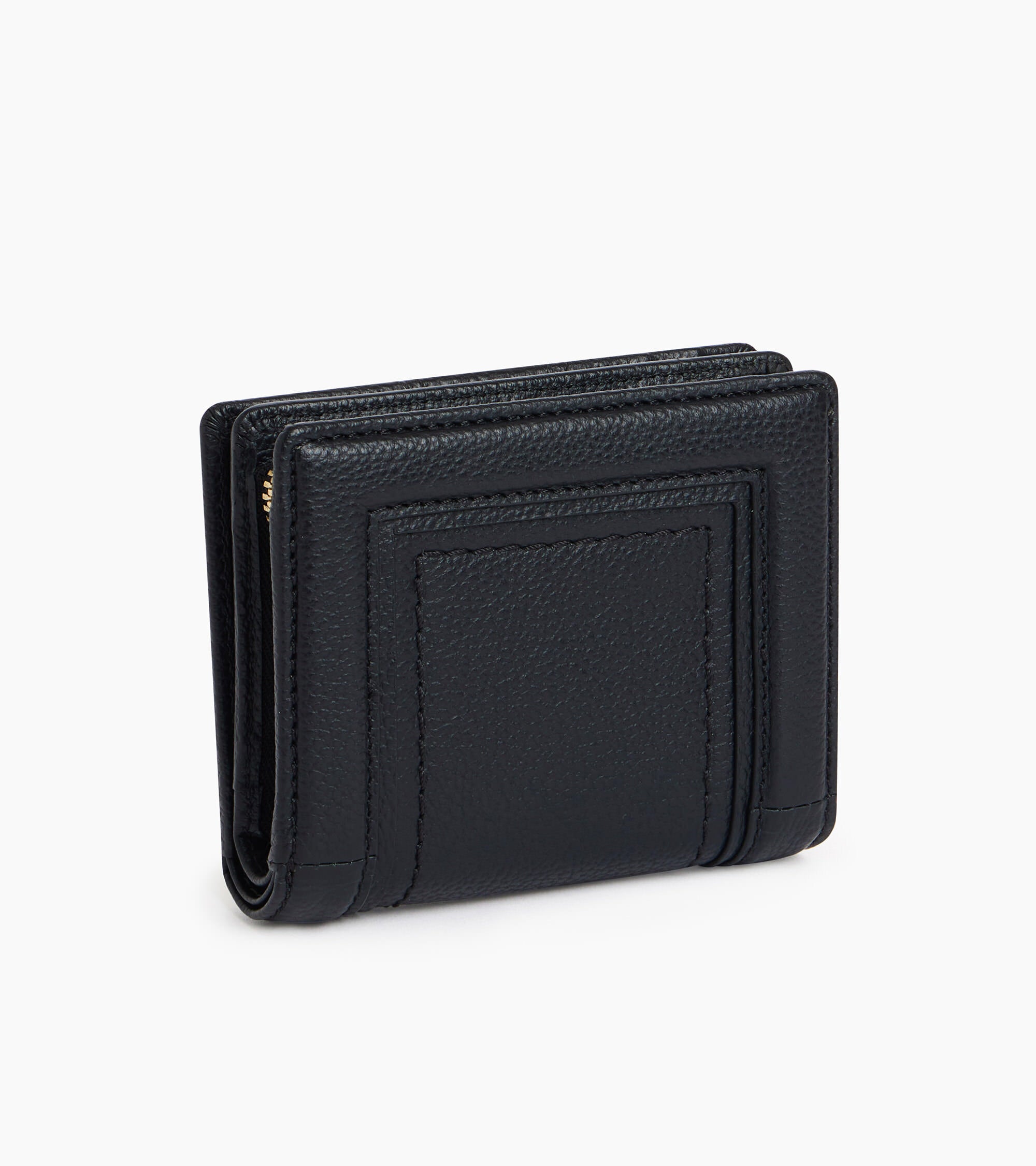 Ella small wallet in grained leather