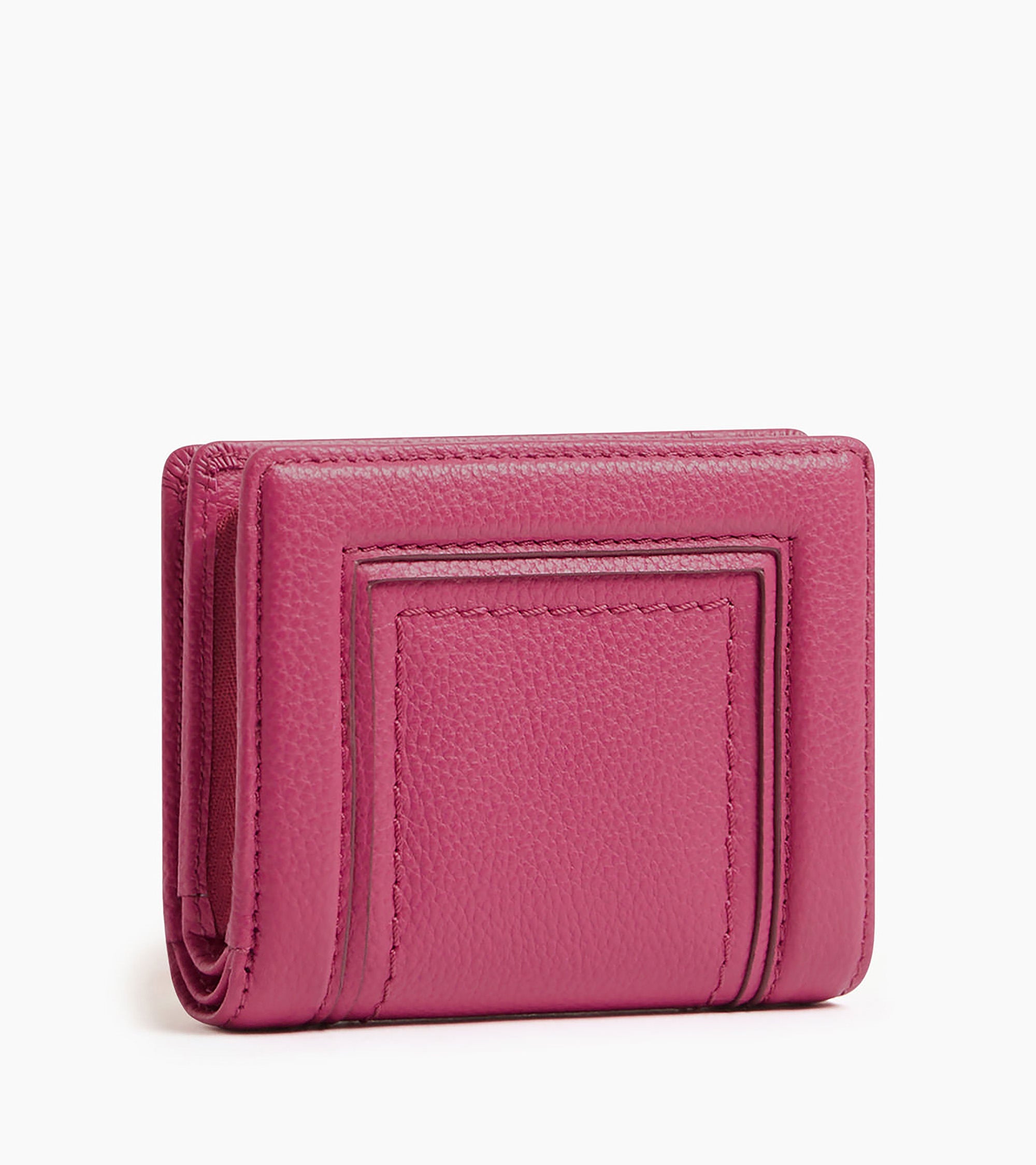 Ella small wallet in grained leather