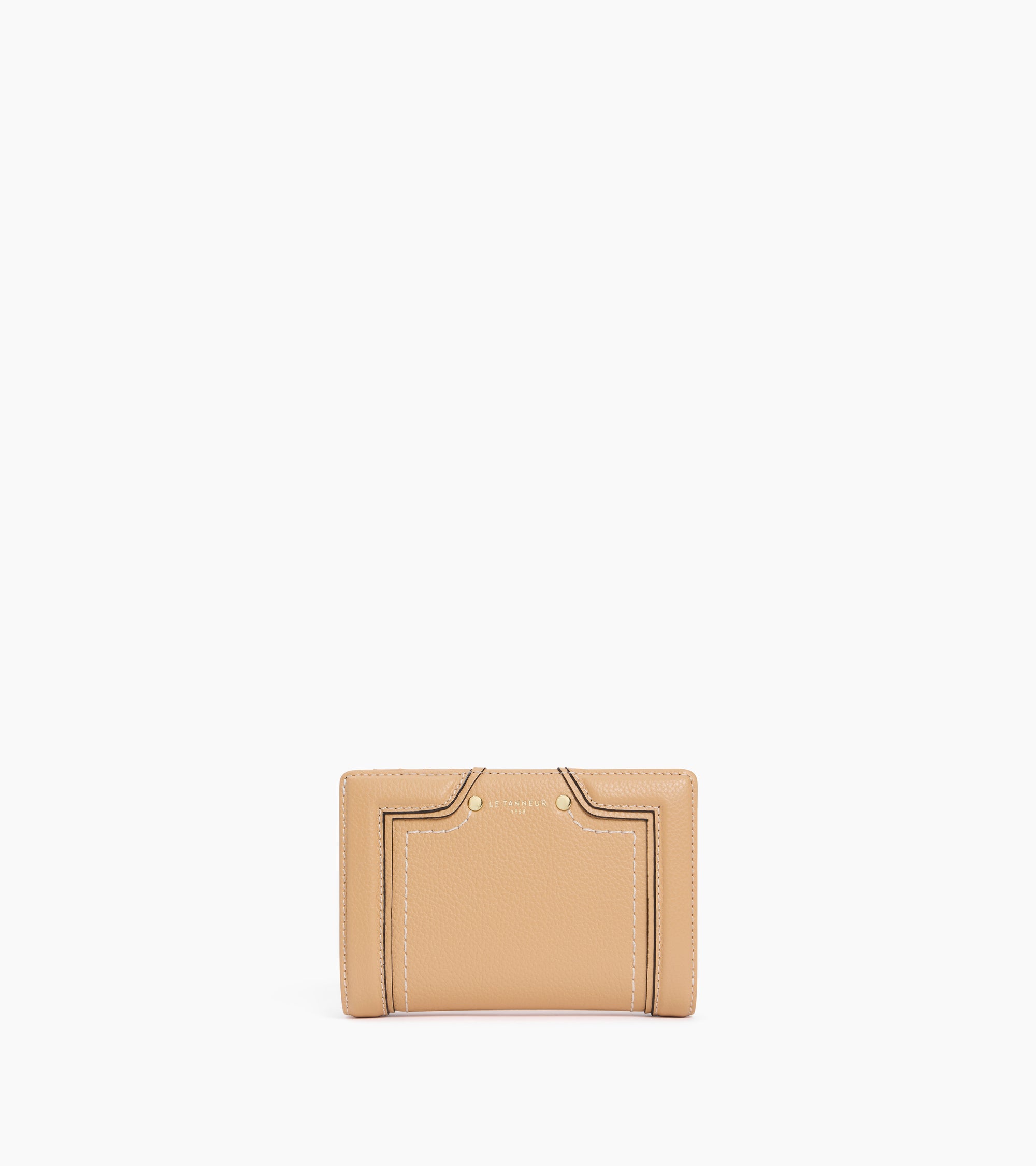 Ella medium wallet in grained leather