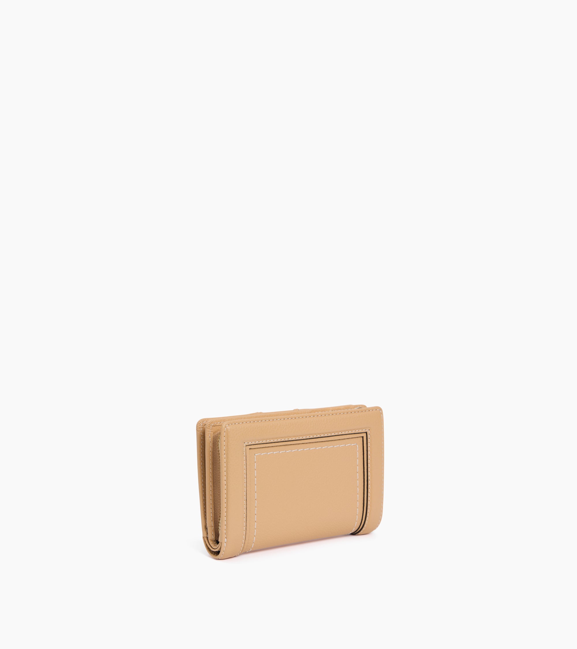 Ella medium wallet in grained leather