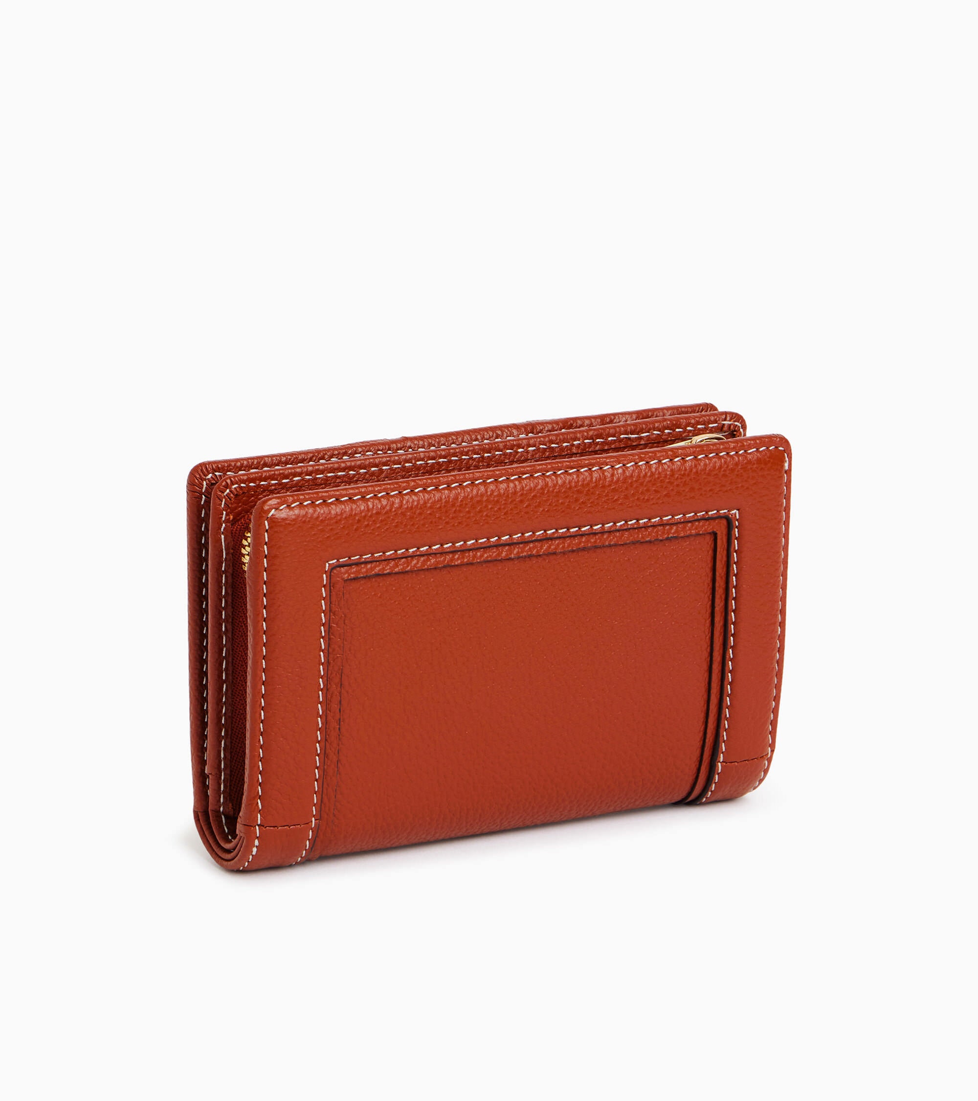 Ella medium wallet in grained leather