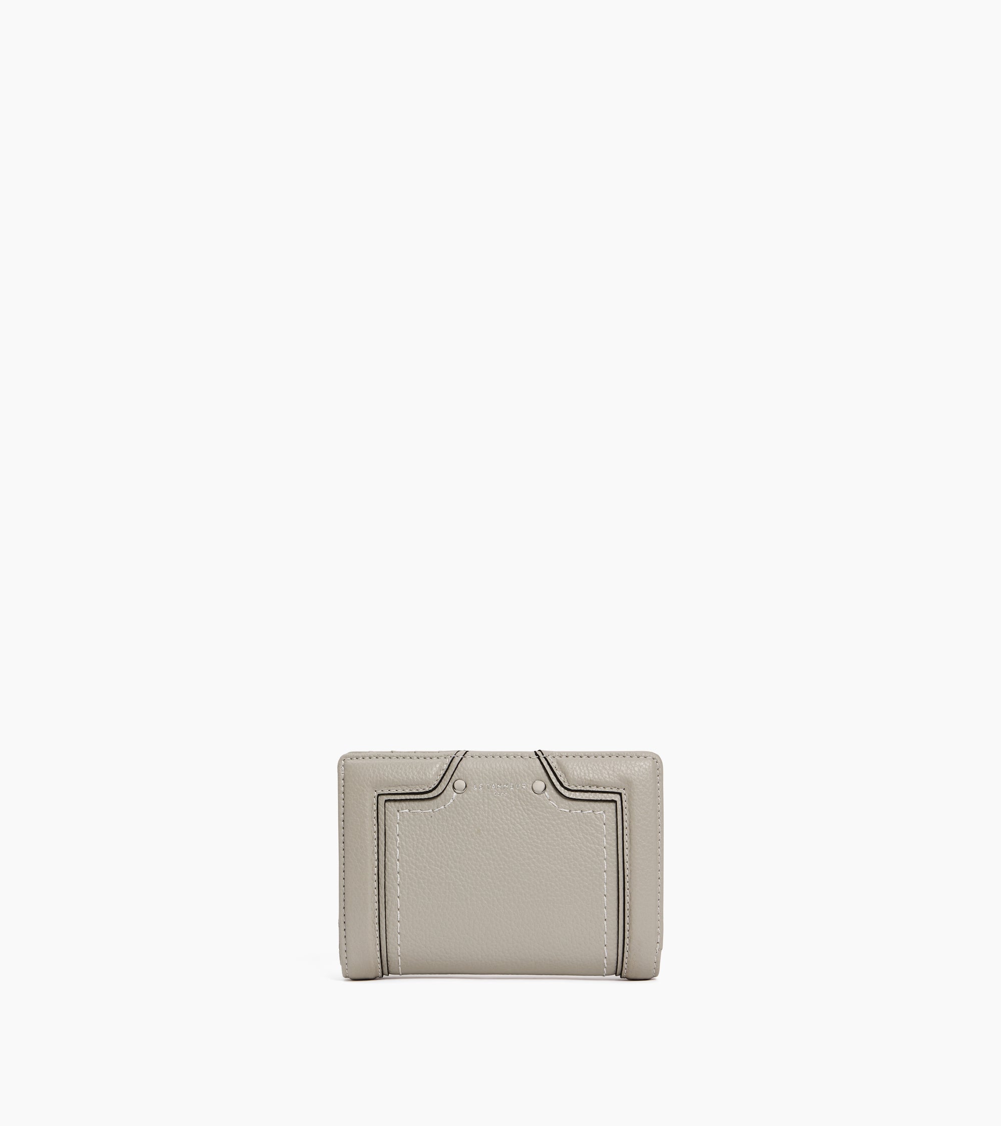 Ella medium wallet in grained leather