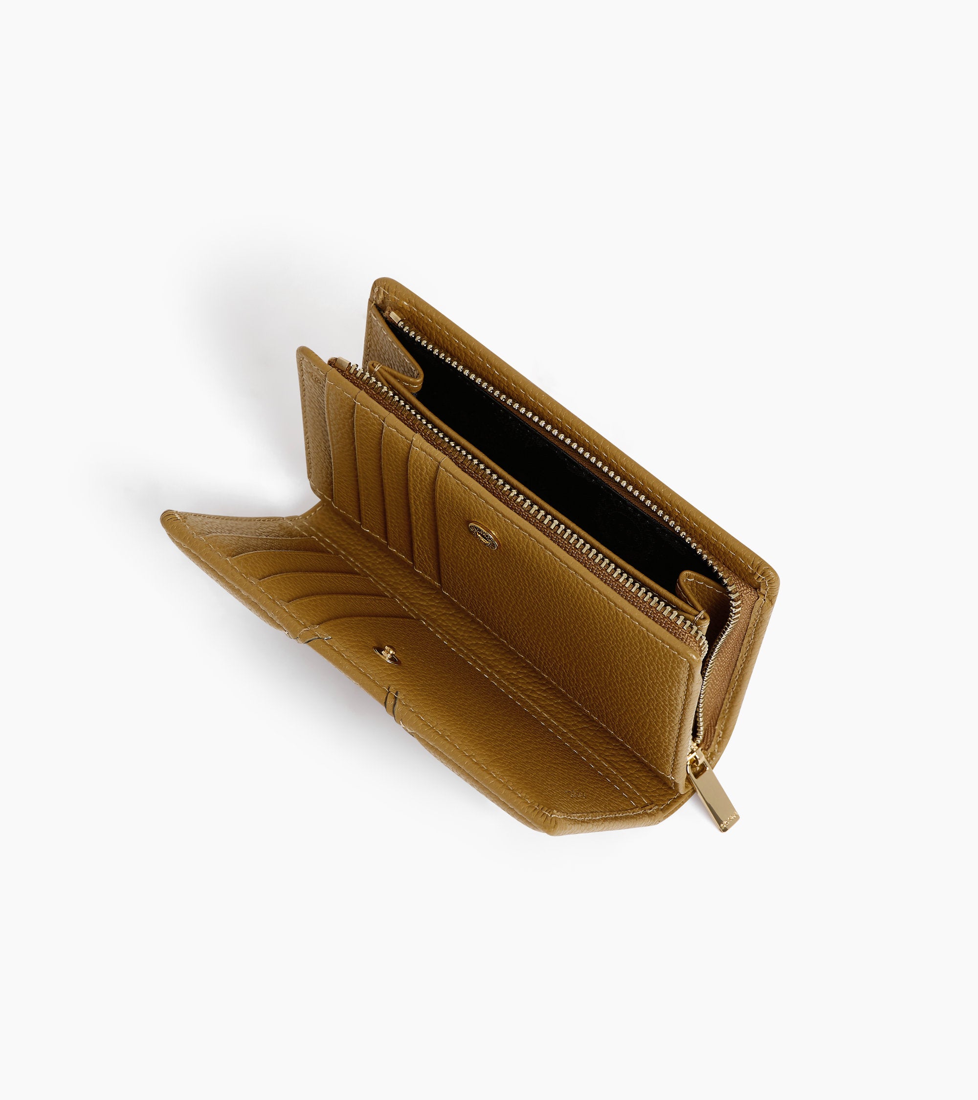 Ella medium wallet in grained leather