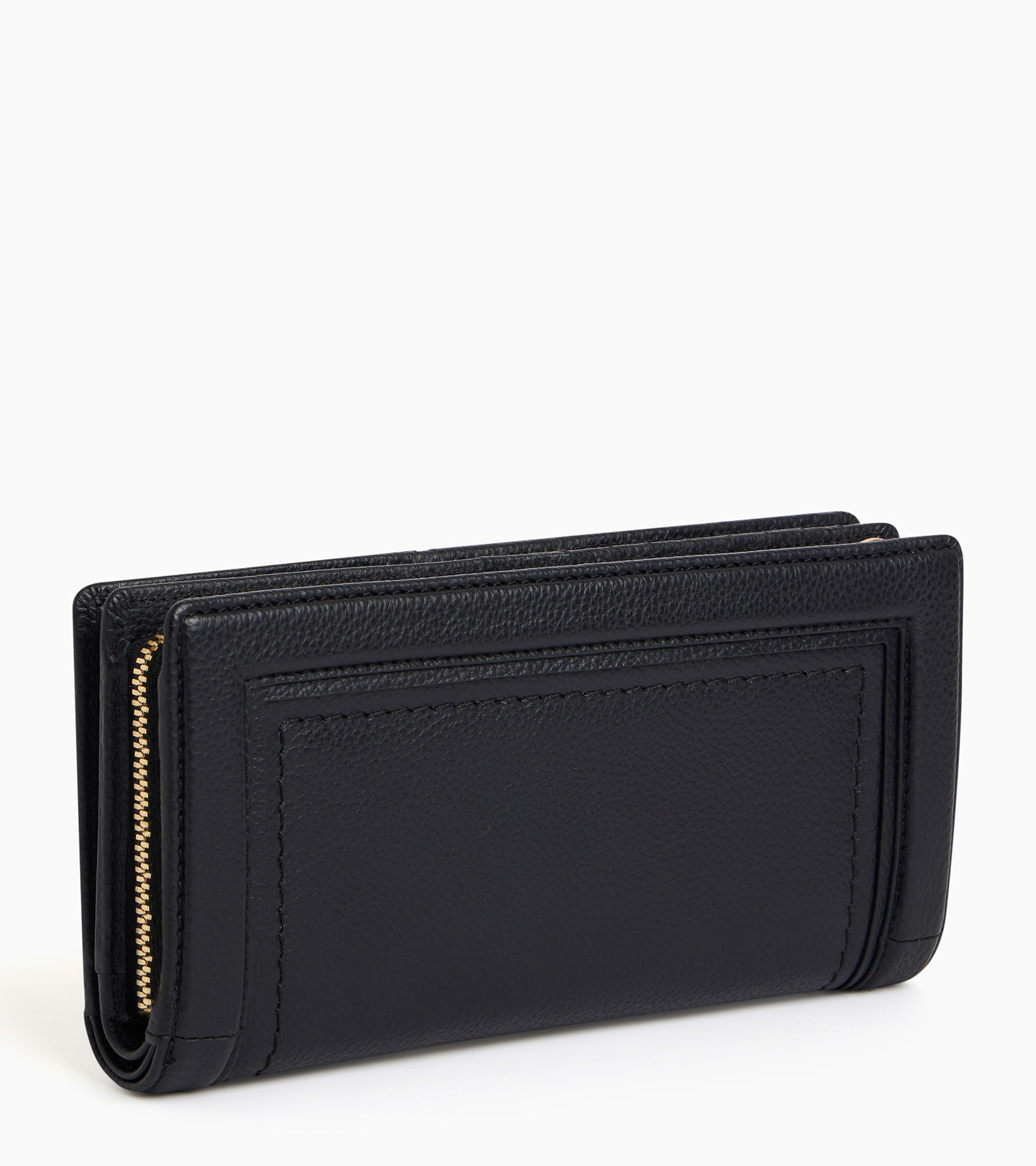 Ella large wallet in grained leather