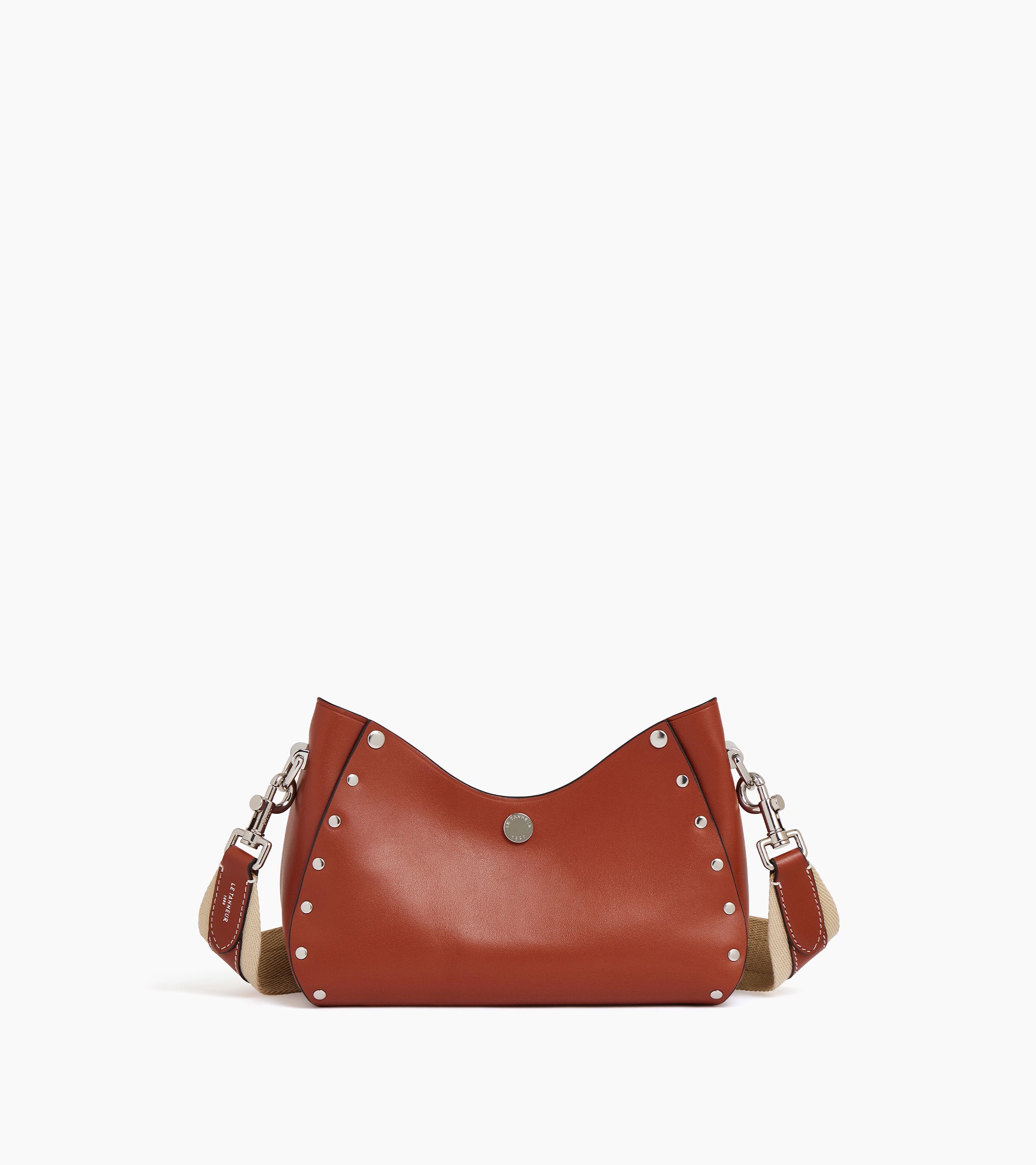 small shoulder bag in smooth leather