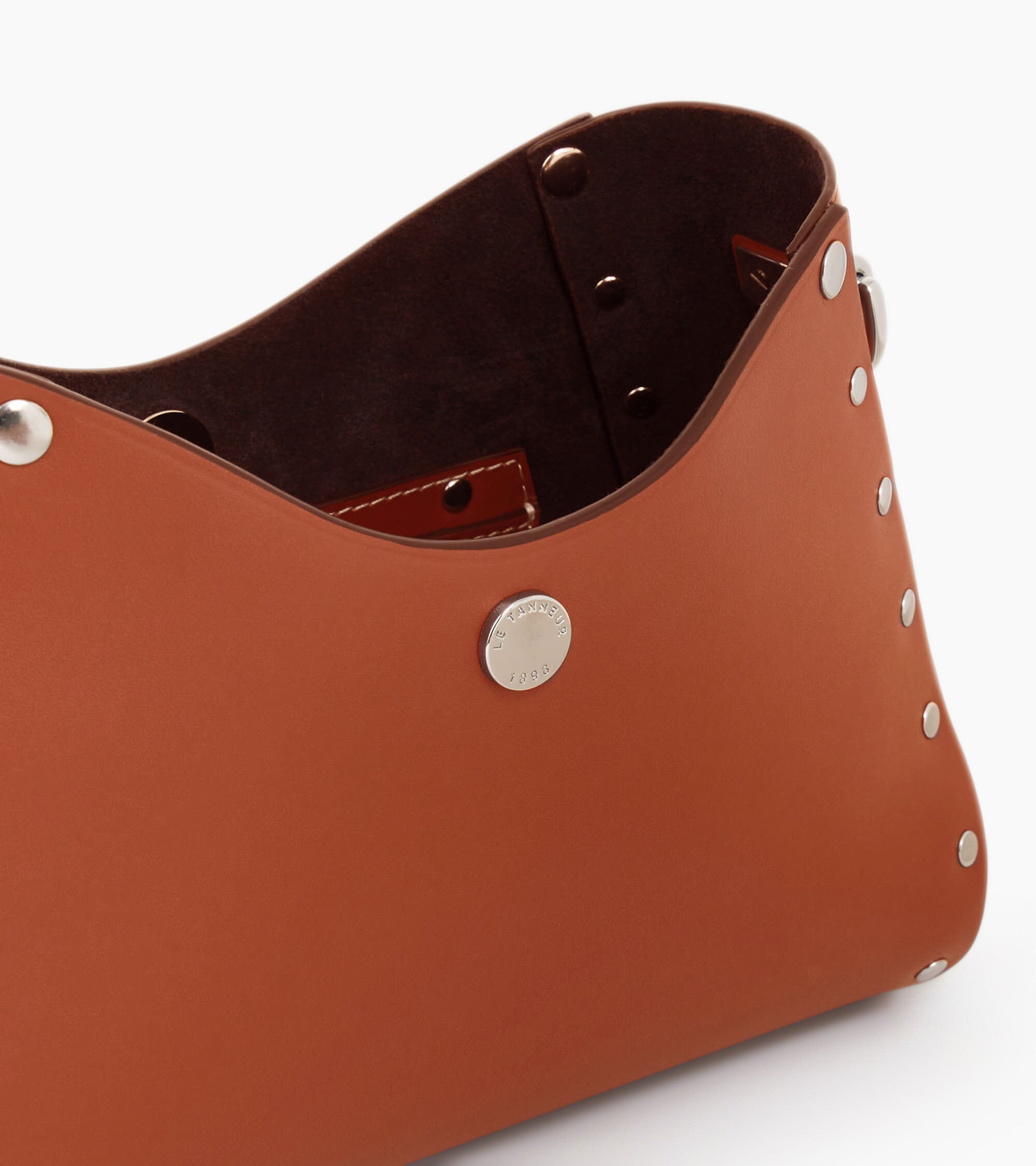 small shoulder bag in smooth leather