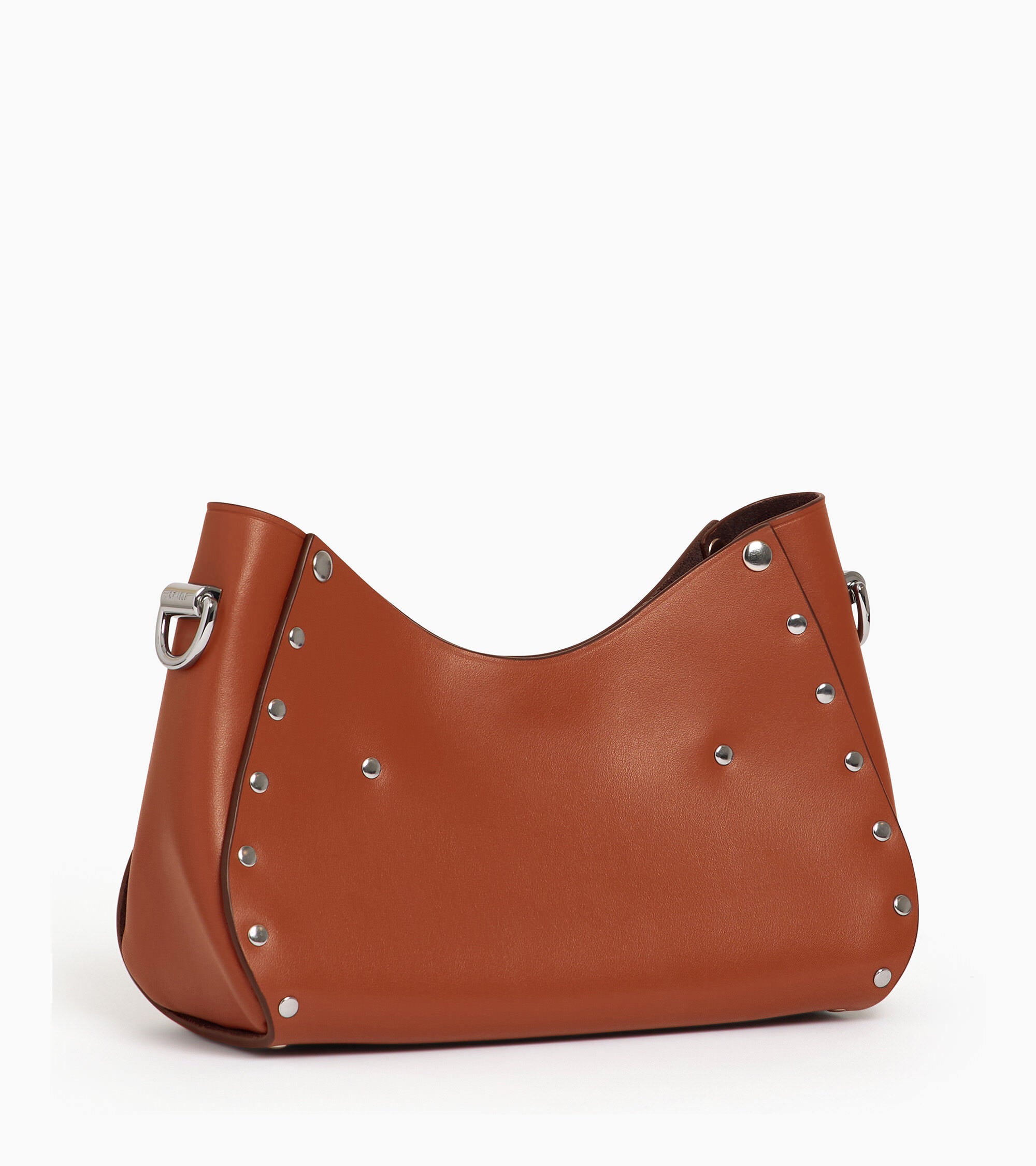 small shoulder bag in smooth leather