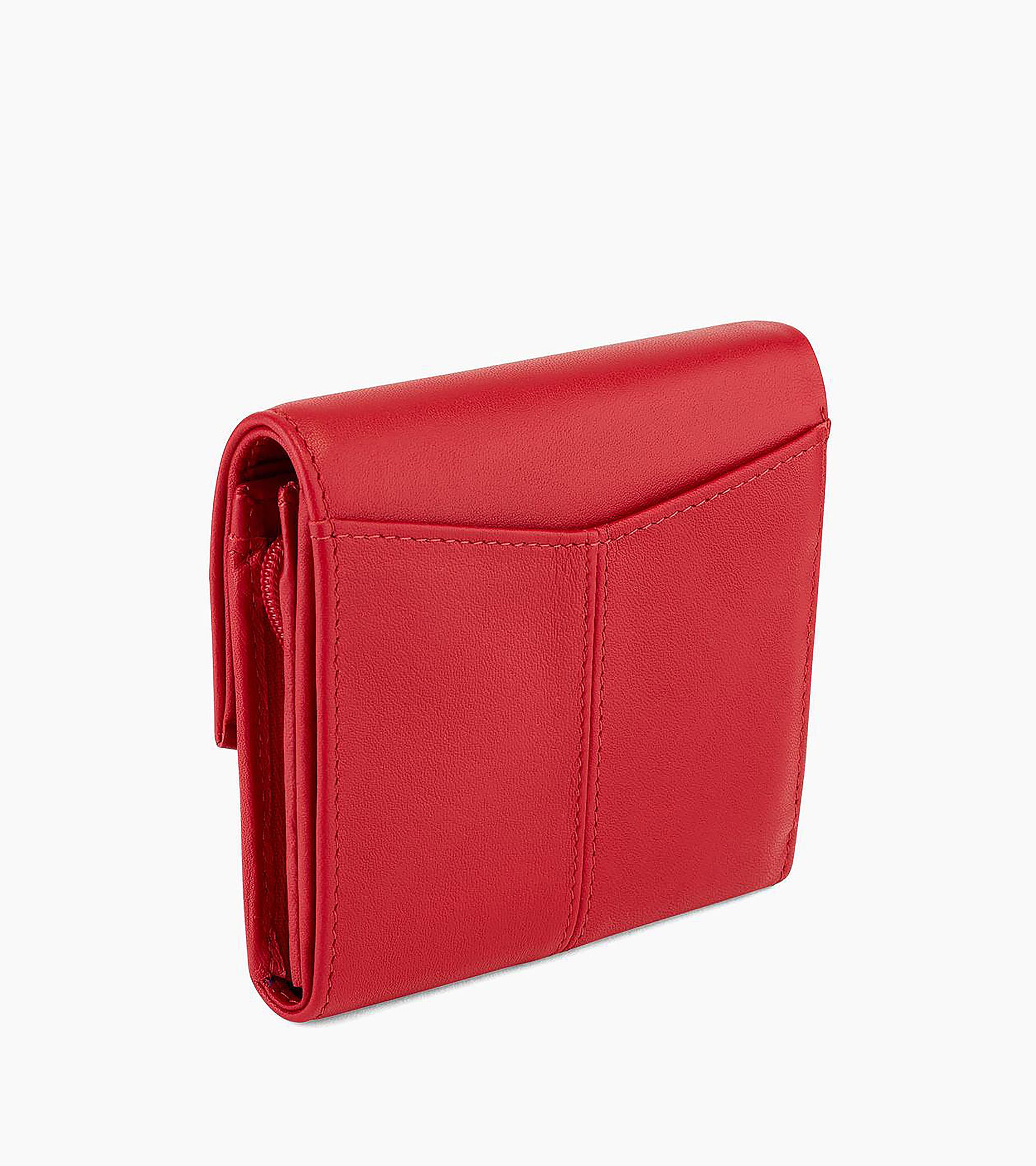 Charlotte small zipped wallet in smooth leather