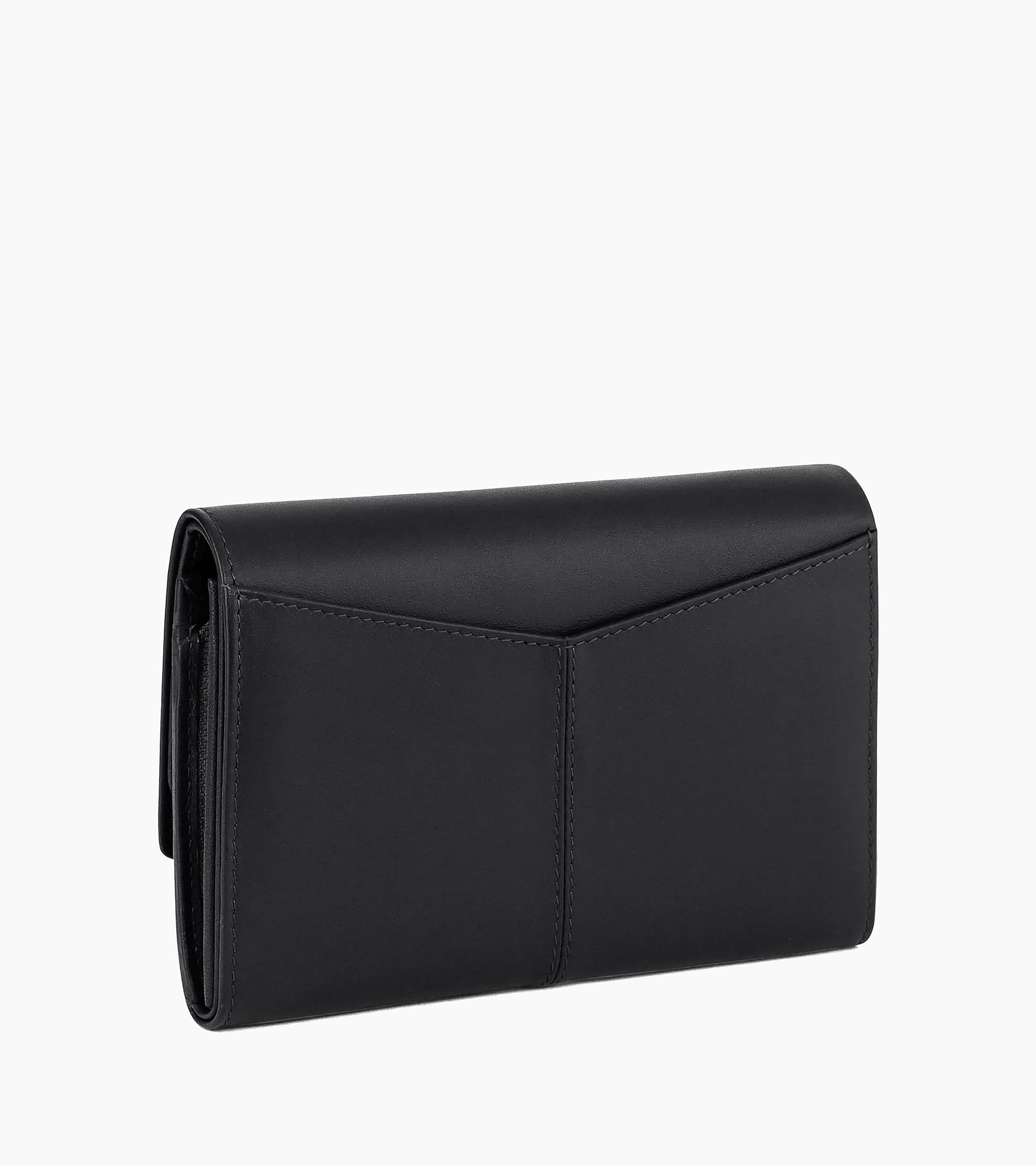 Charlotte large zipped wallet in smooth leather