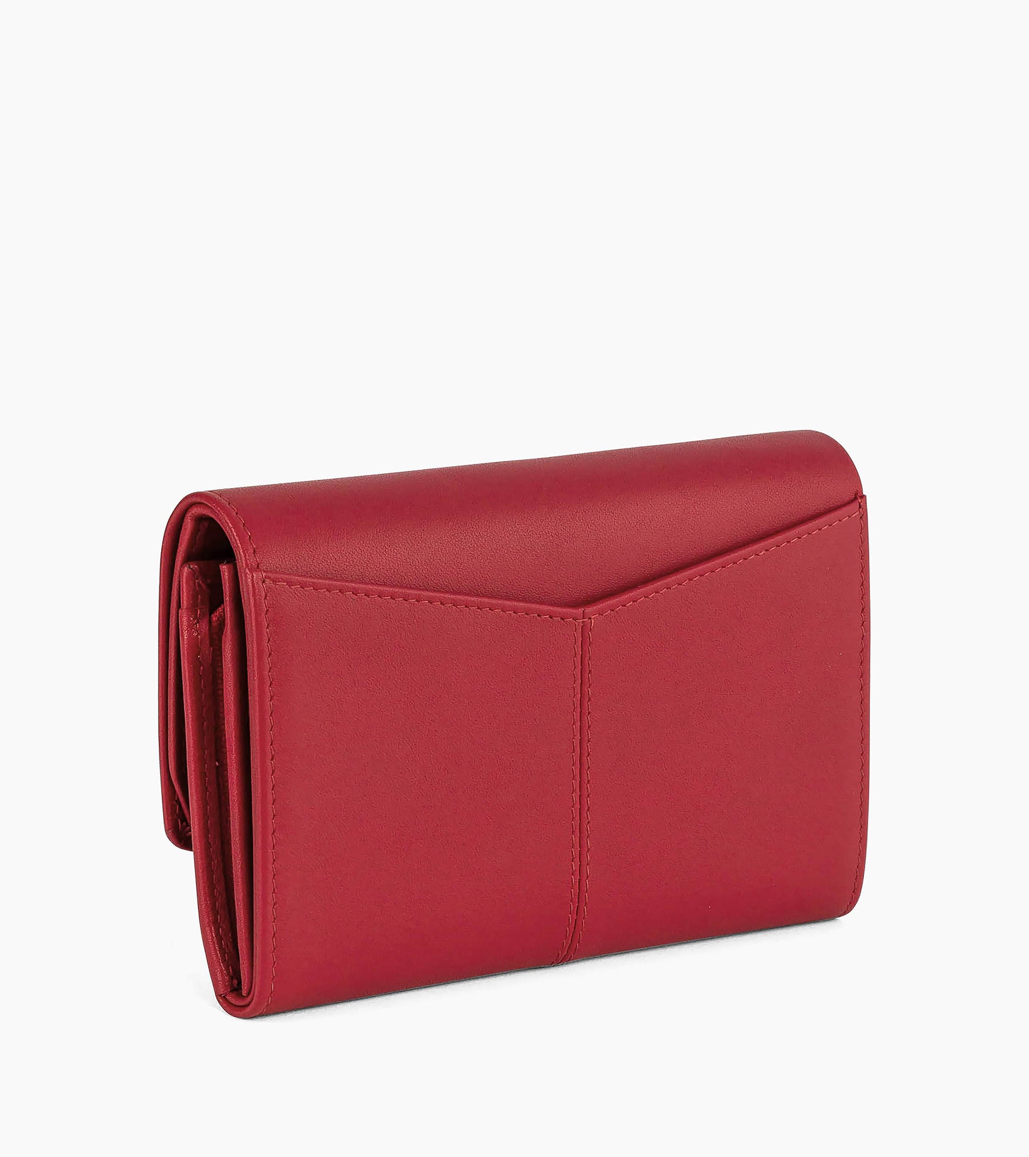 Medium Charlotte wallet in smooth leather