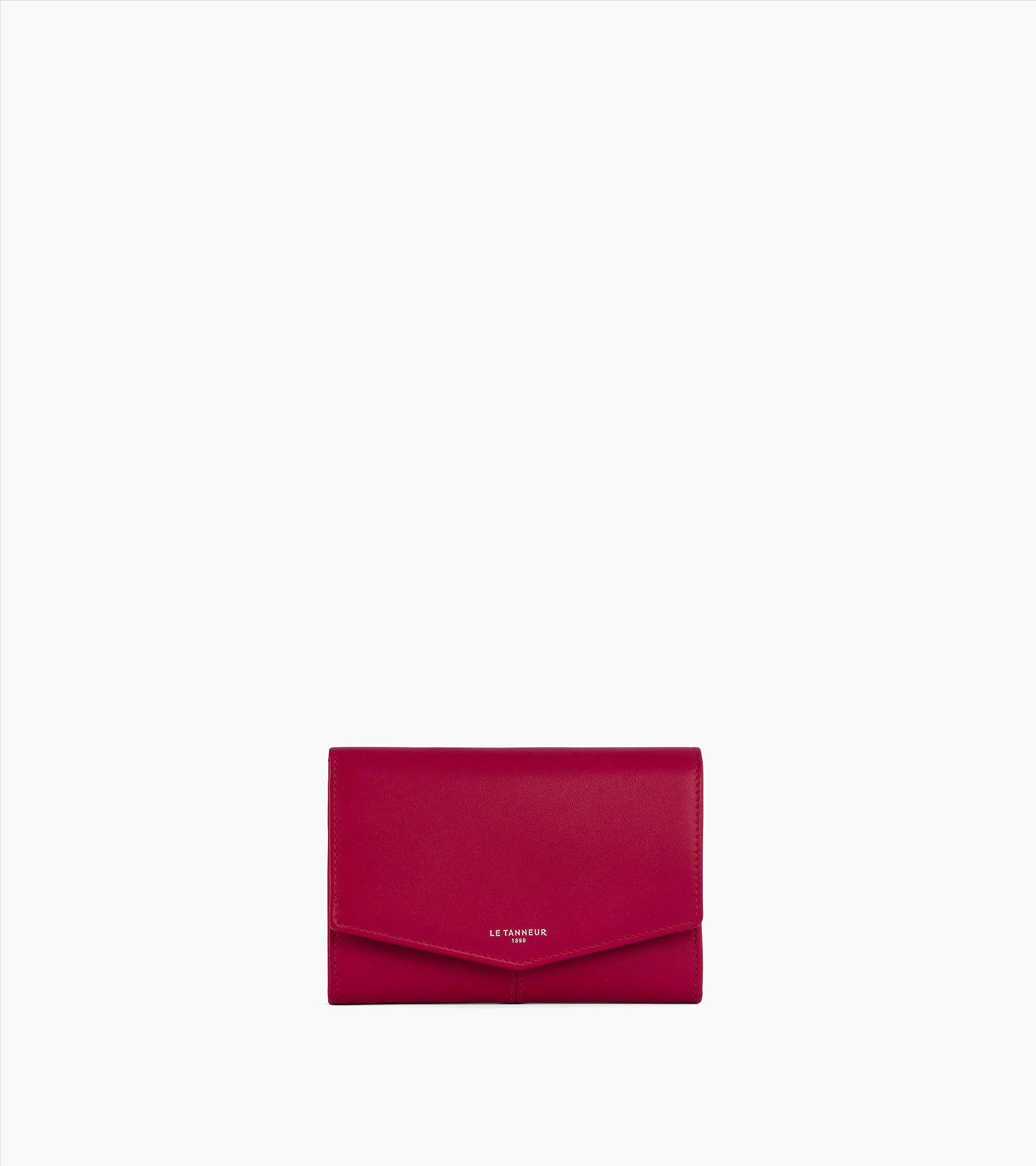 Charlotte smooth leather large zip wallet