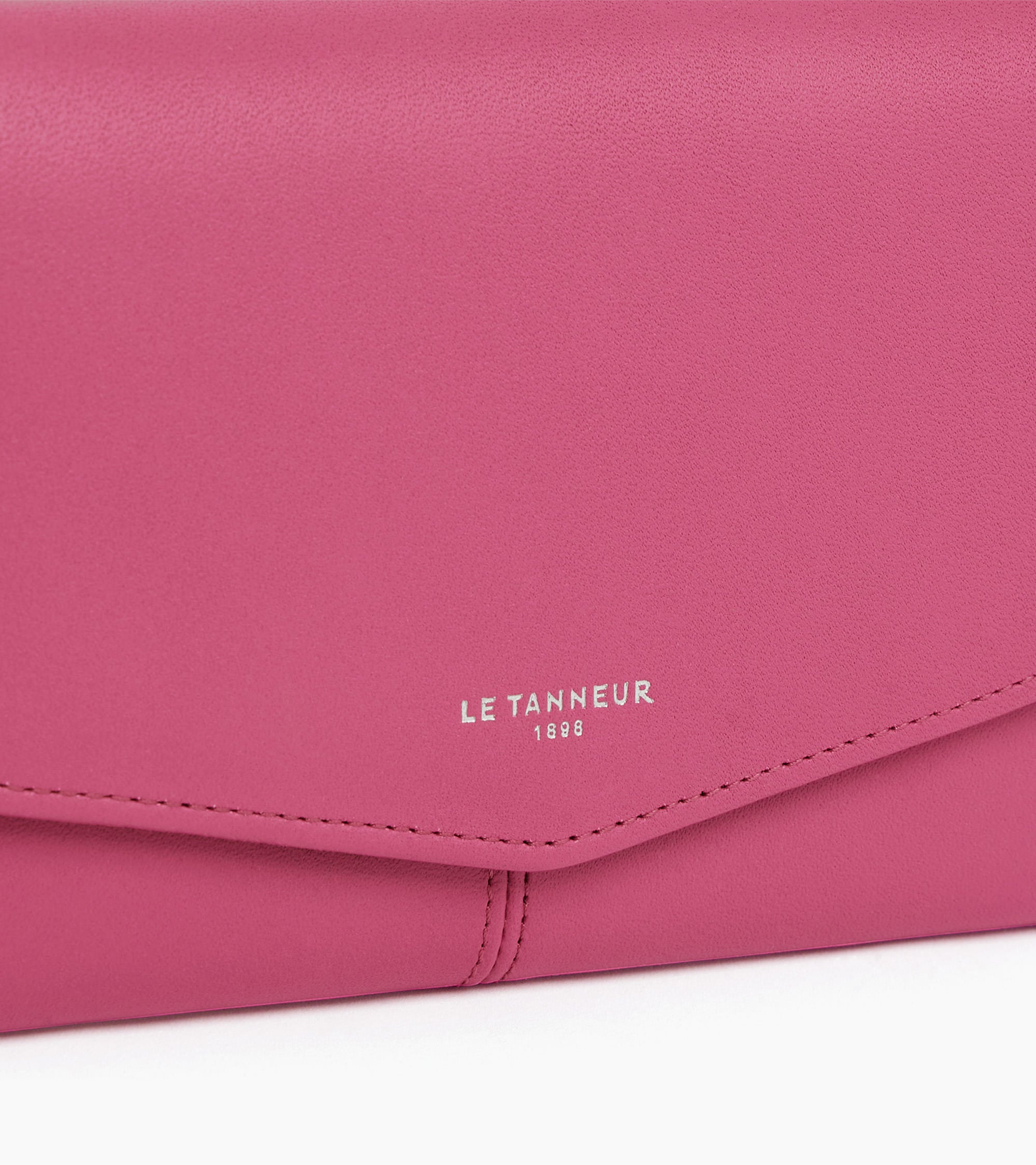 Charlotte large zipped wallet in smooth leather