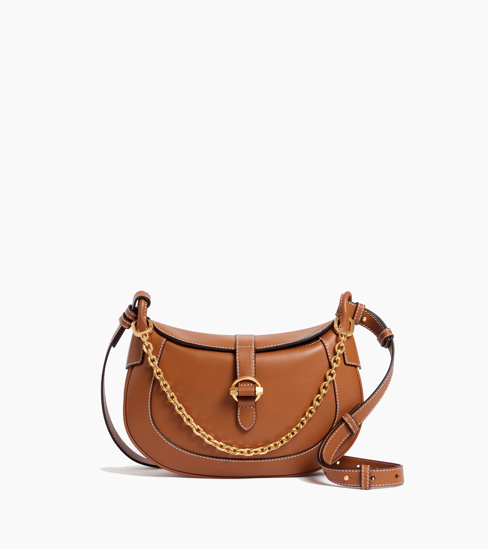 Pia small shoulder bag in smooth leather