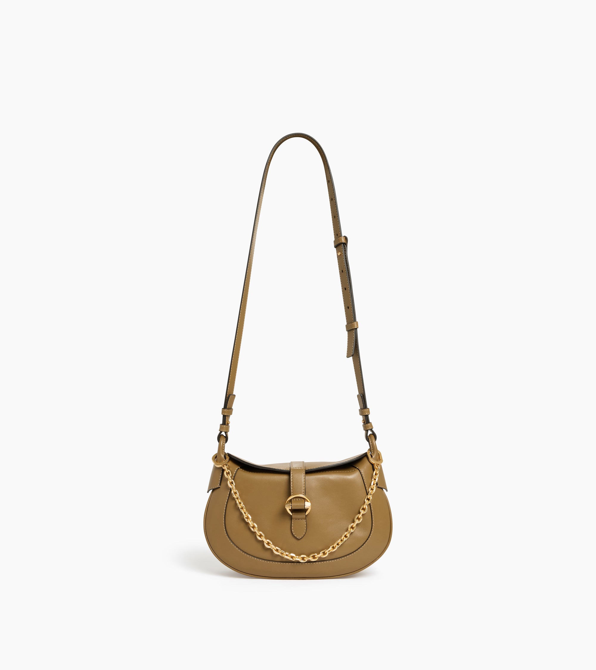 Pia small shoulder bag in smooth leather