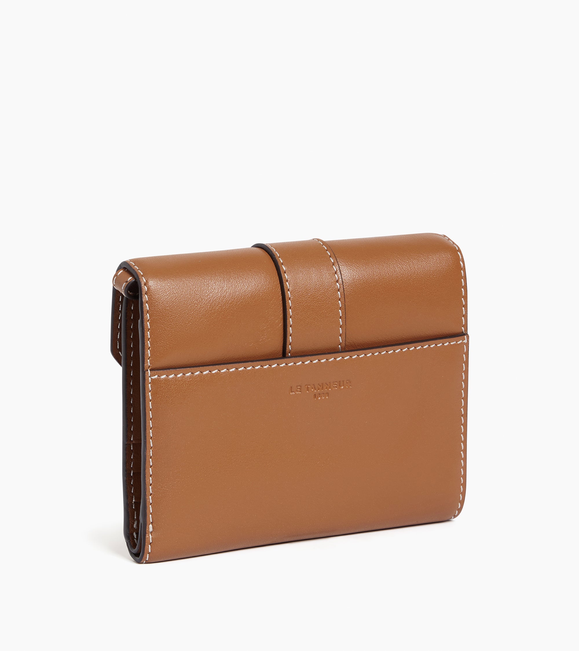 Pia card holder with detachable shoulder strap in  smooth leather