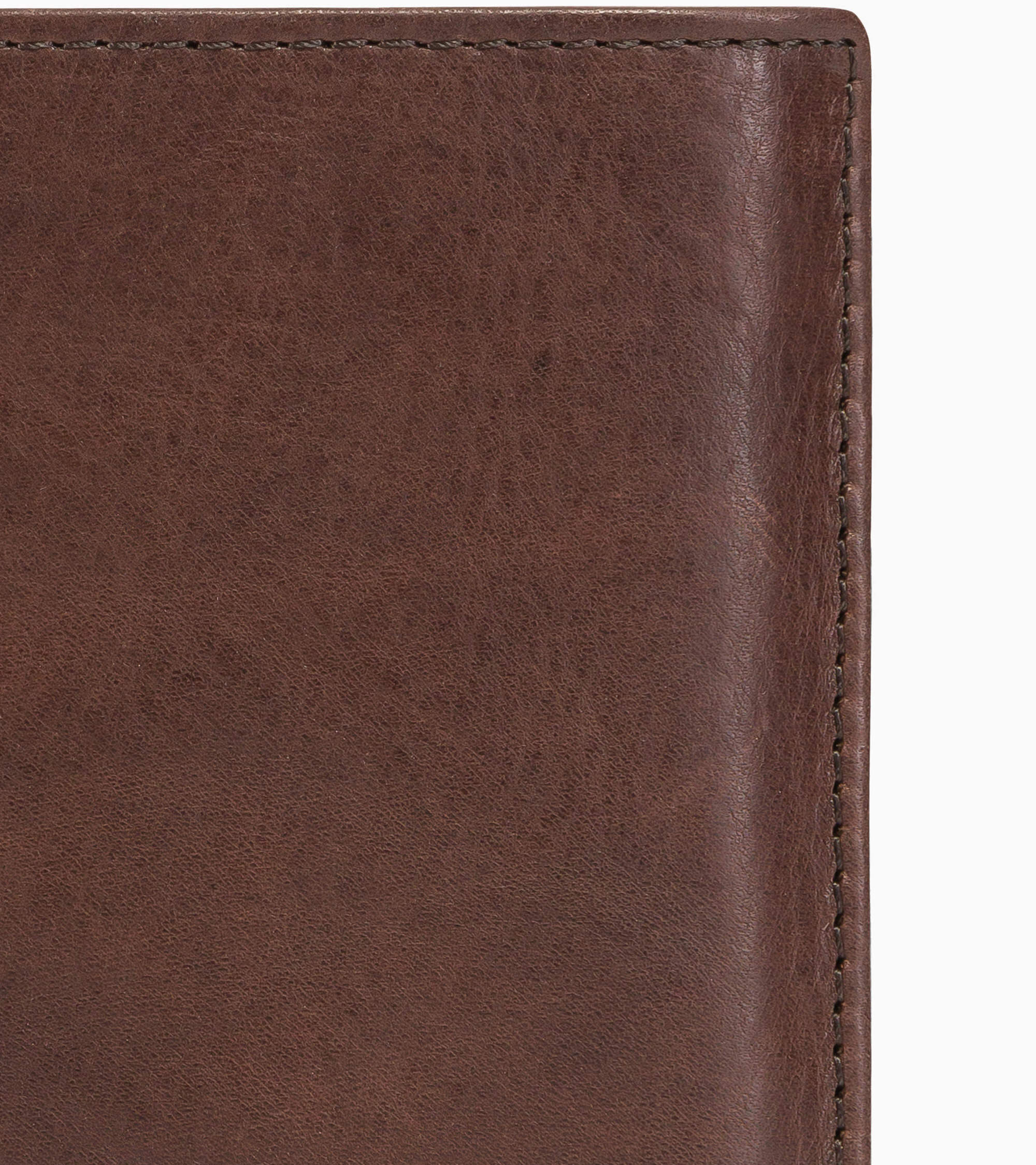 Gary vertical wallet with 3 shutters in oiled leather