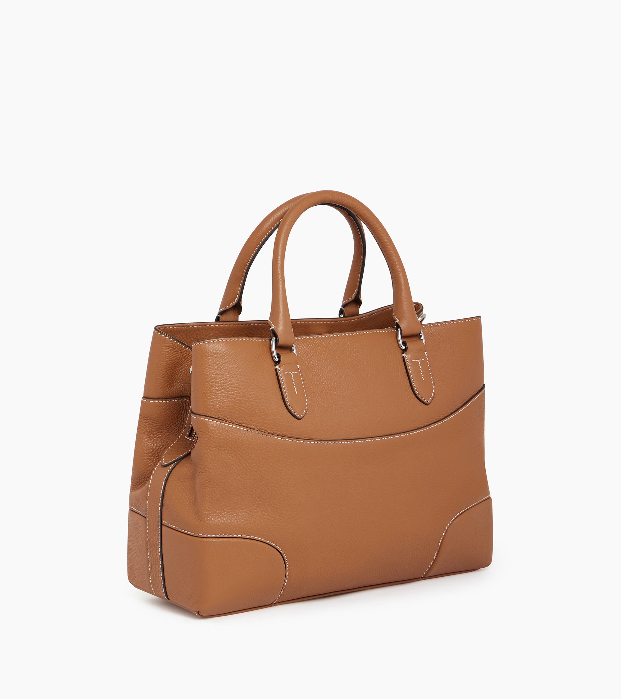 Romy large handbag in grained leather