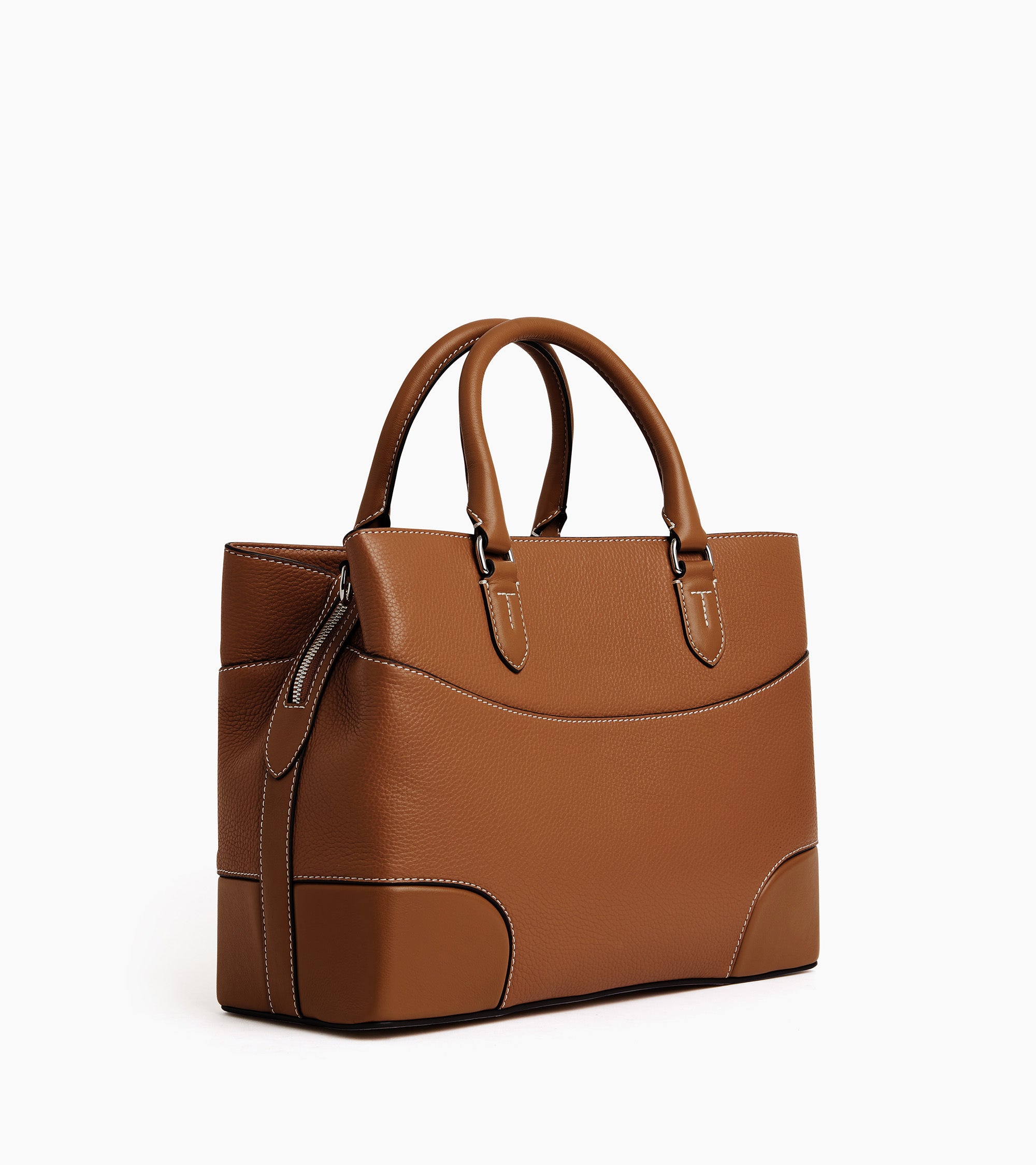 Romy large handbag in smooth grained leather