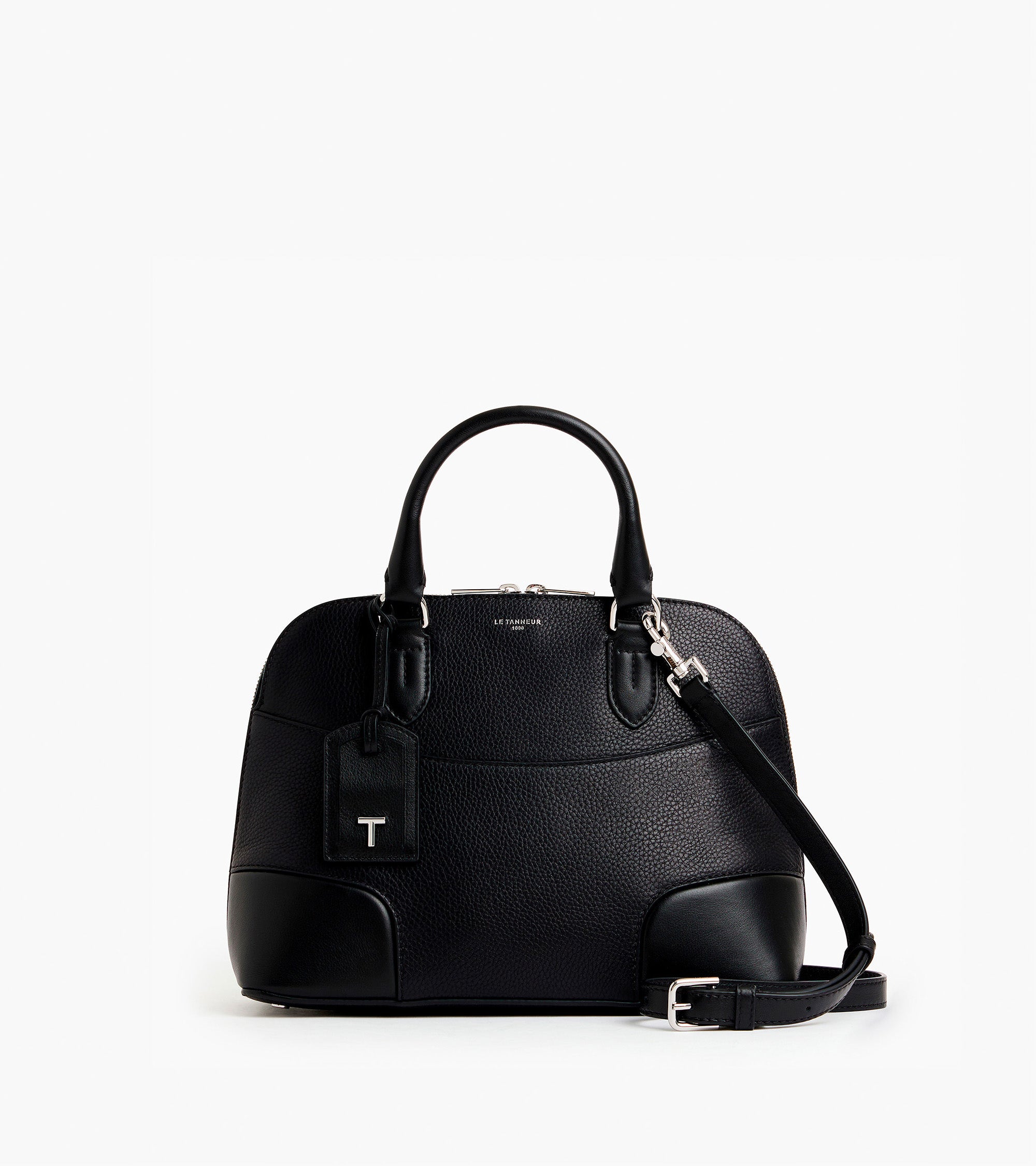 Romy medium handbag in smooth grained leather