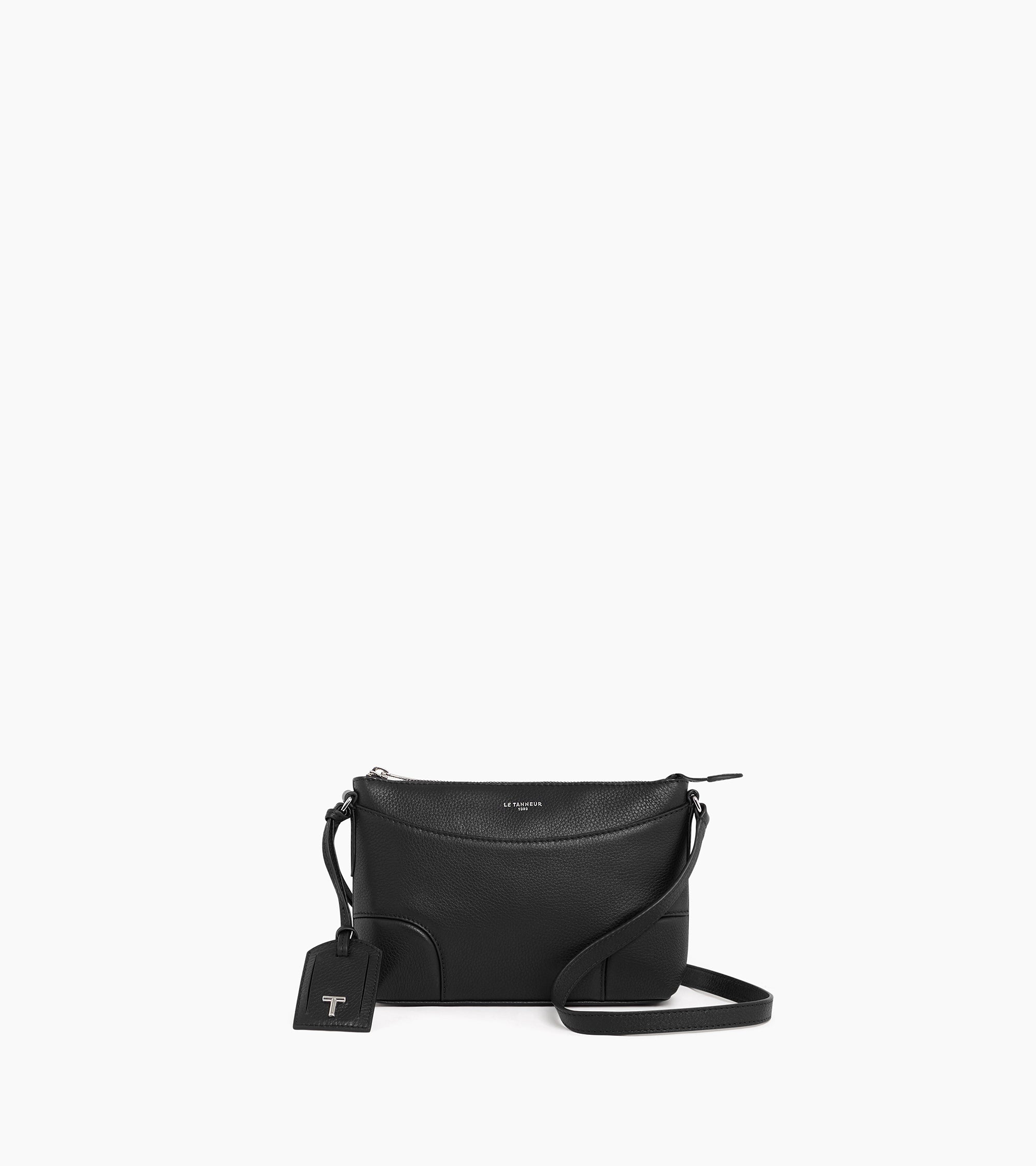 Romy small crossbody bag in grained leather