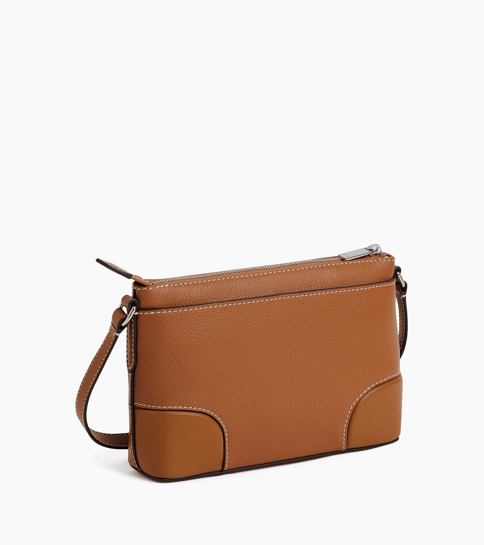 Romy small shoulder bag in smooth grained leather