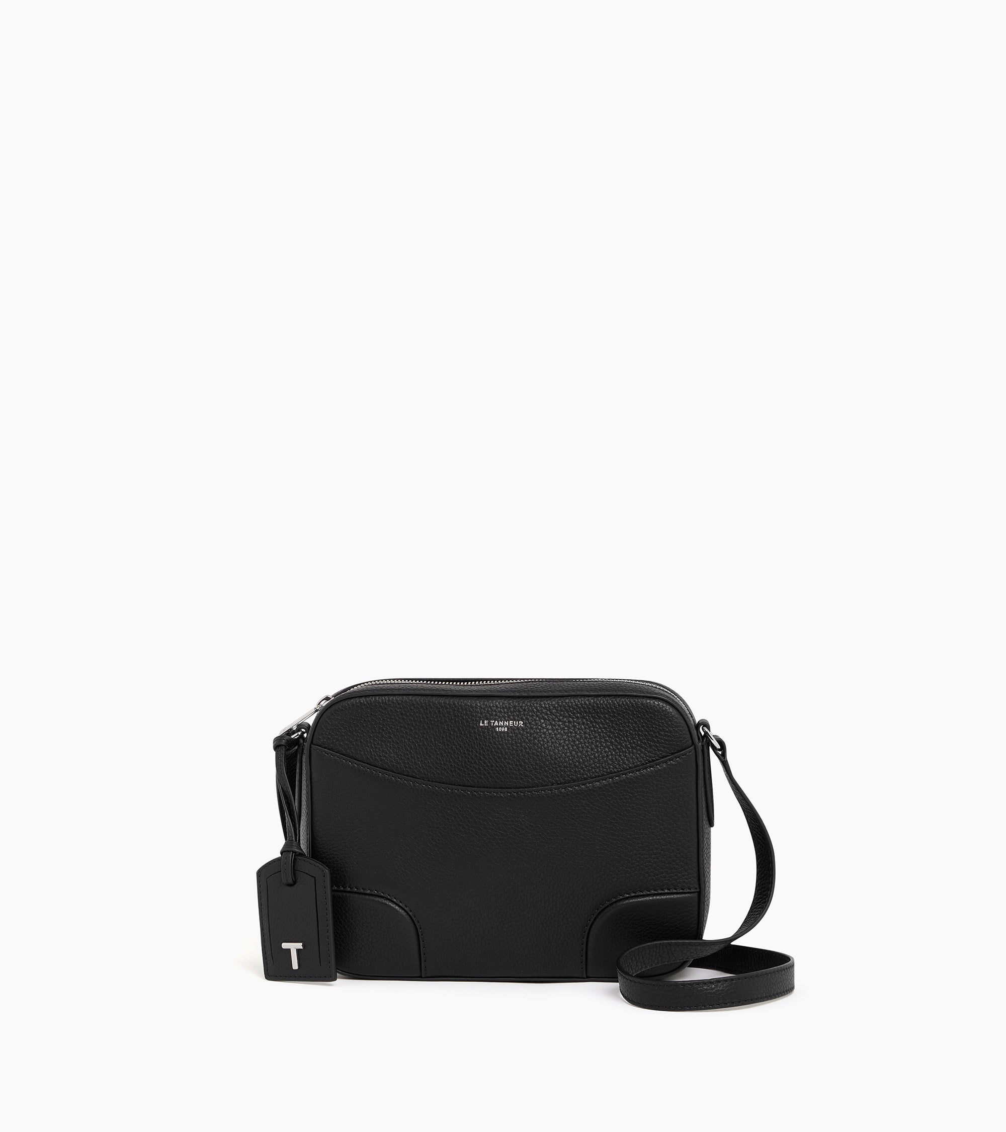 Romy medium, crossbody bag in grained leather