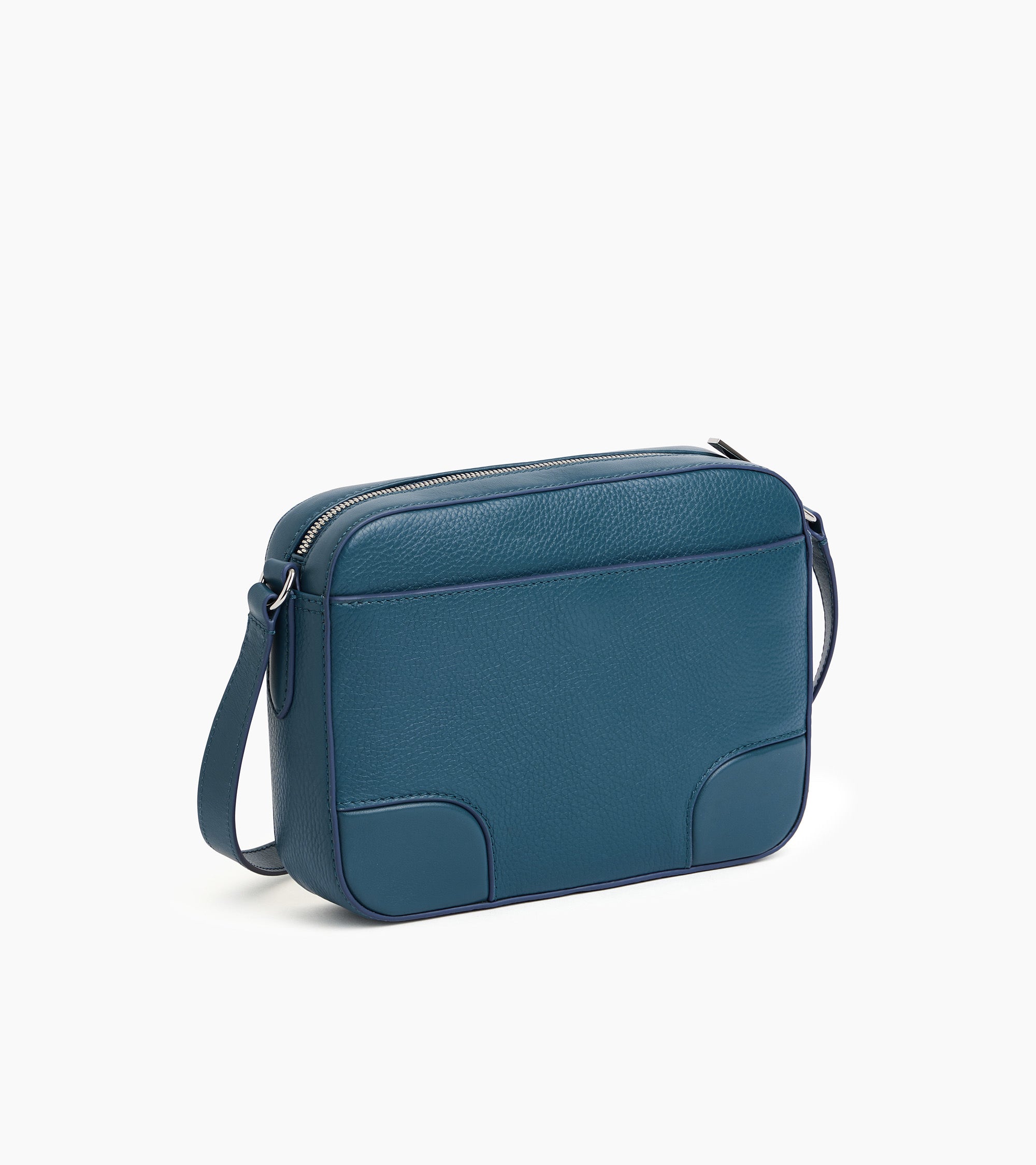 Medium Romy shoulder bag in grain and smooth leather