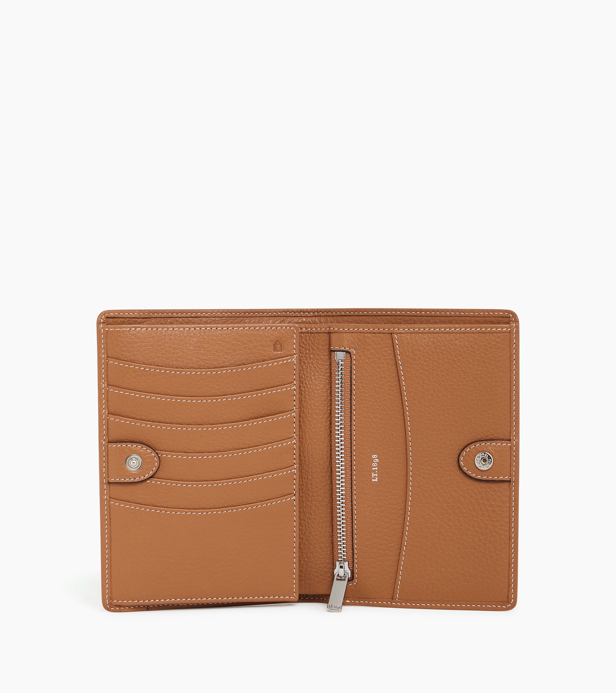 Romy medium-sized wallet in grained leather