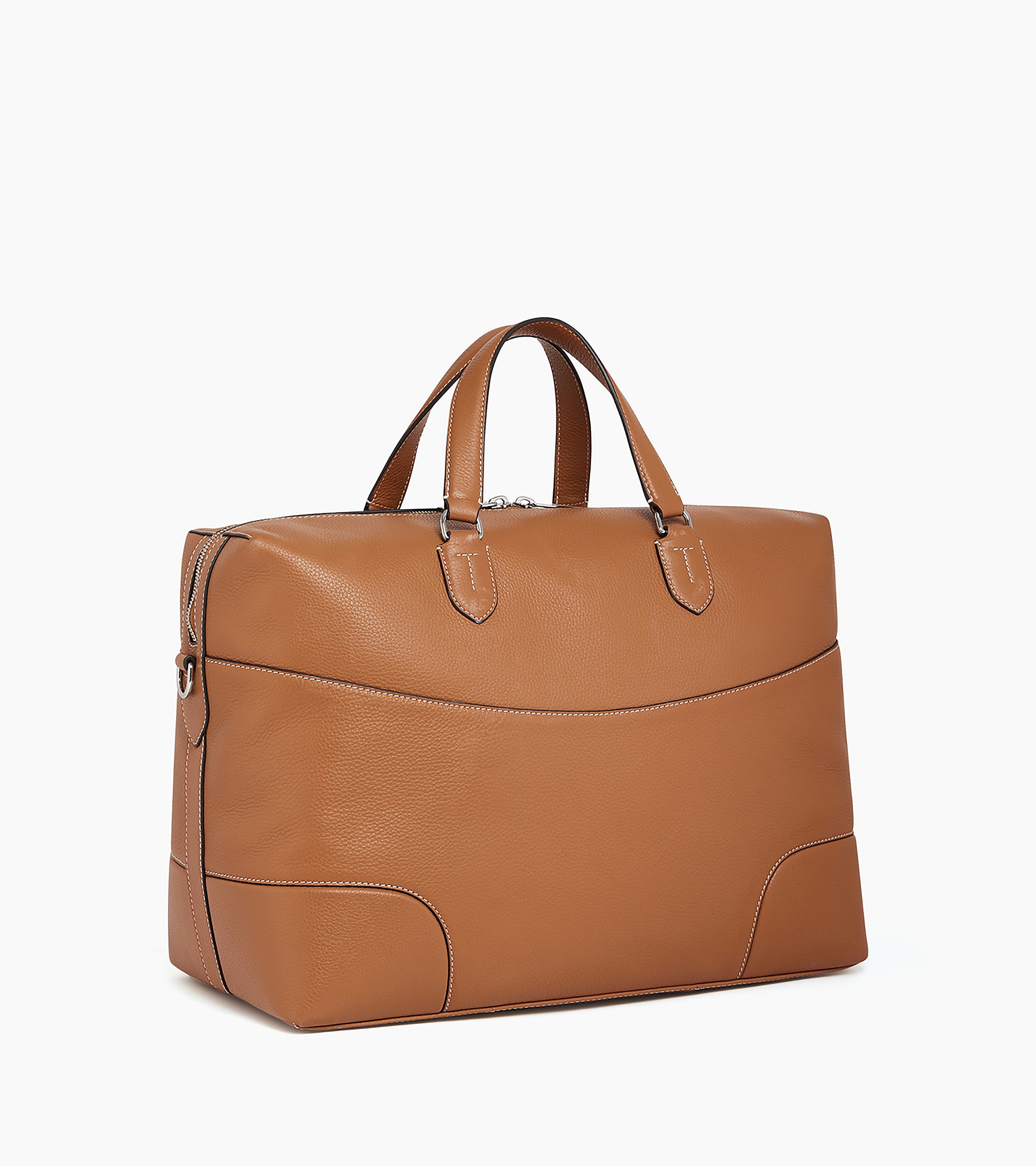 Romy 24h travel bag in grained leather