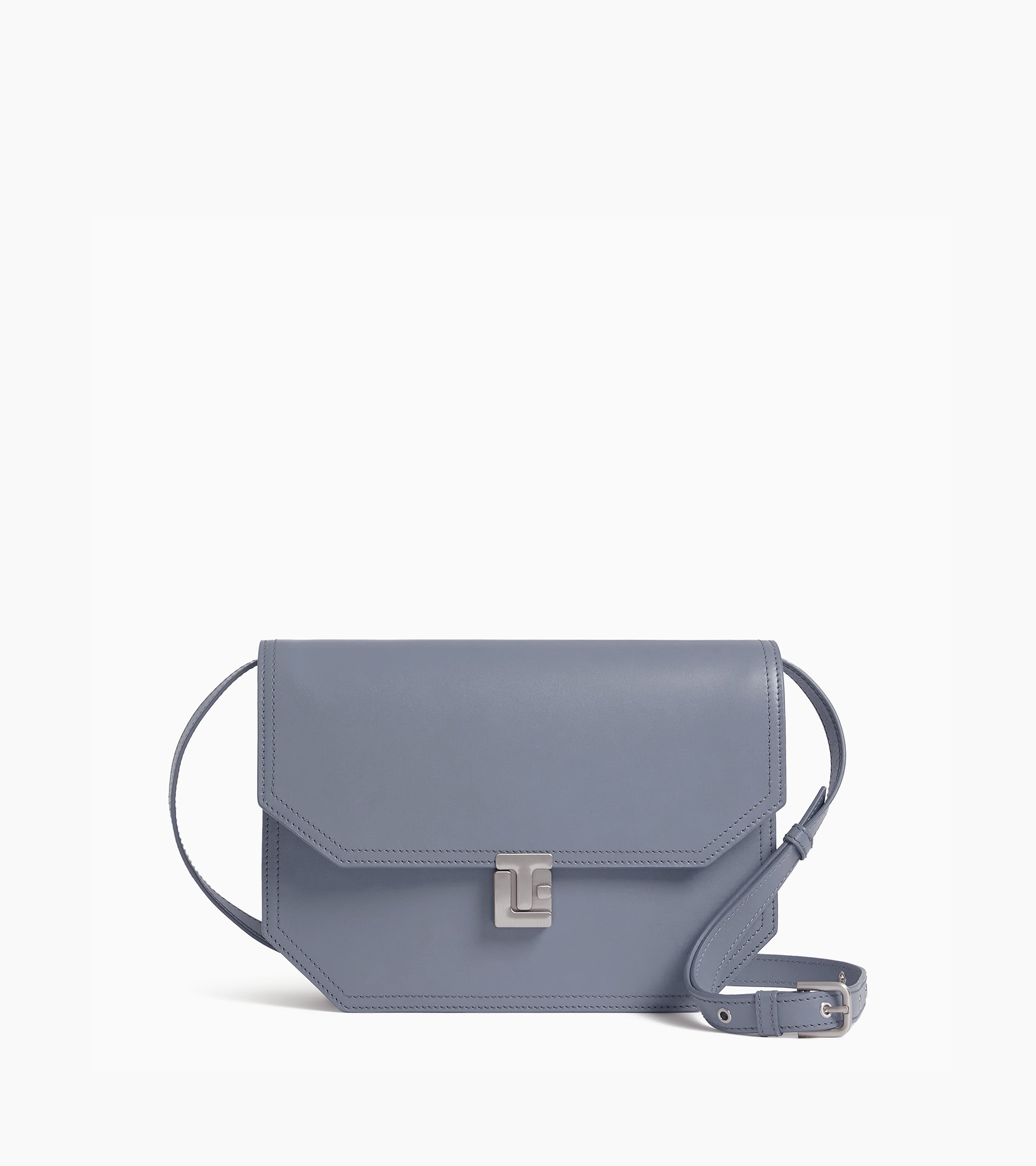 Rose medium crossbody bag in smooth leather