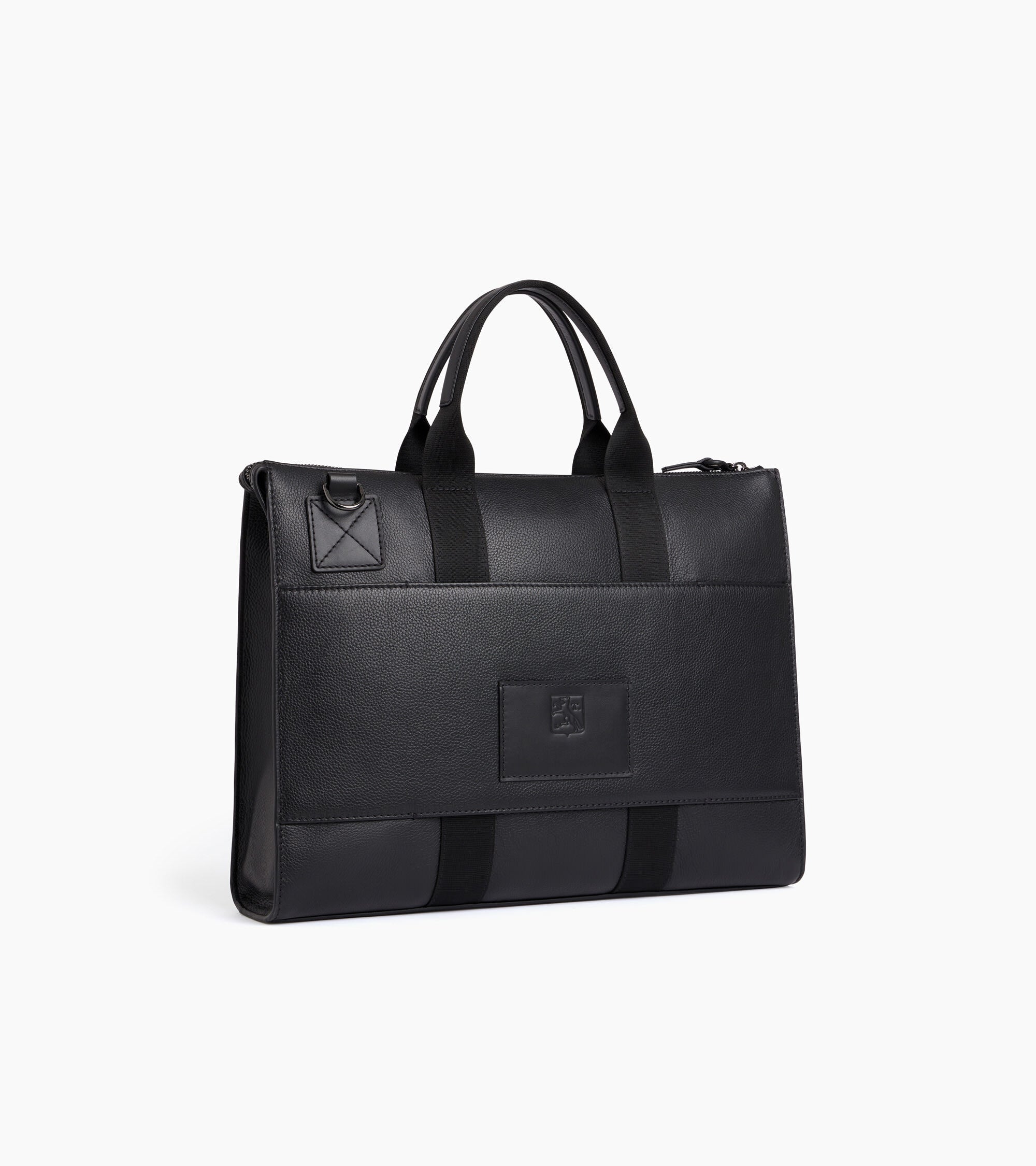 Alexis document case in grained leather